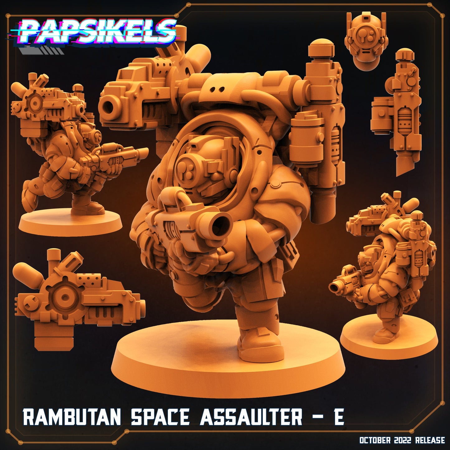 Dwarf Space Assaulters by Papsikels Miniatures