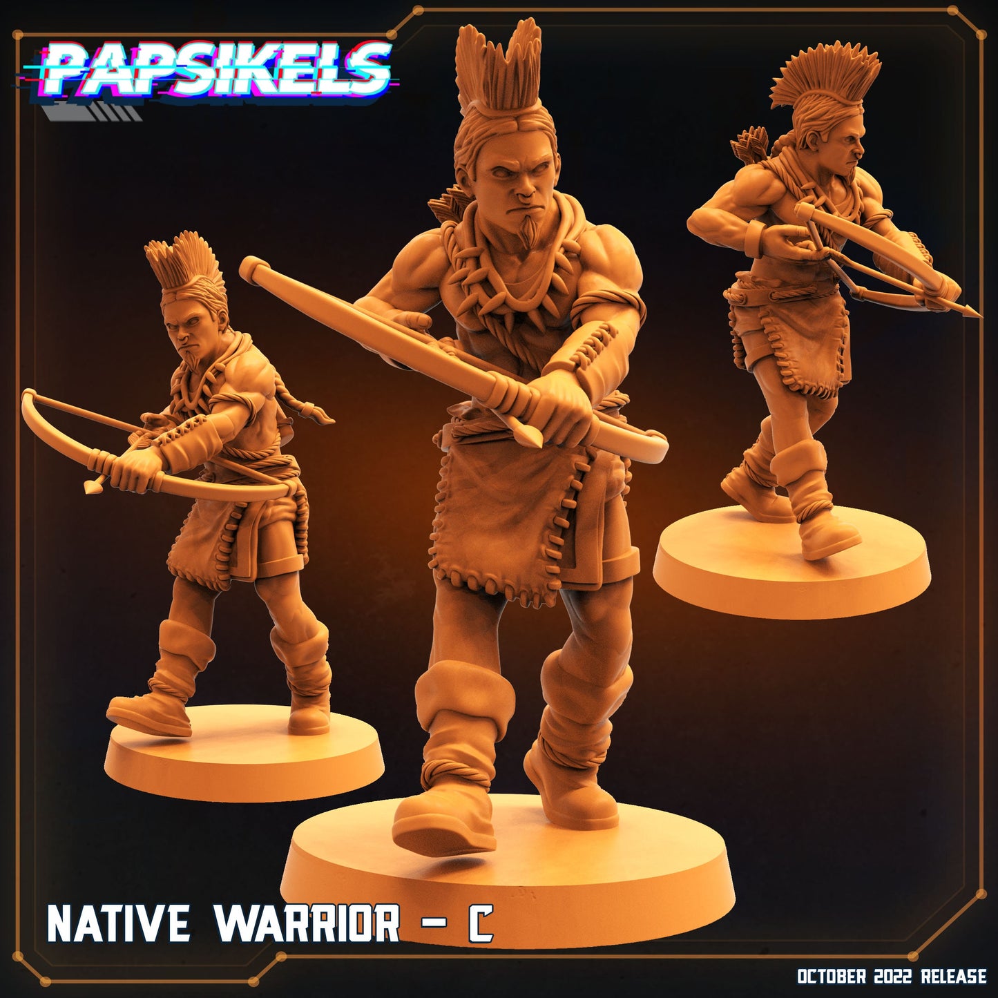 Native Warriors by Papsikels Miniatures