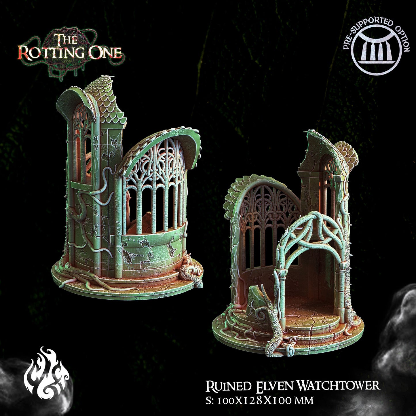 Terrain & Buildings from "The Rotting" by Crippled God Foundry