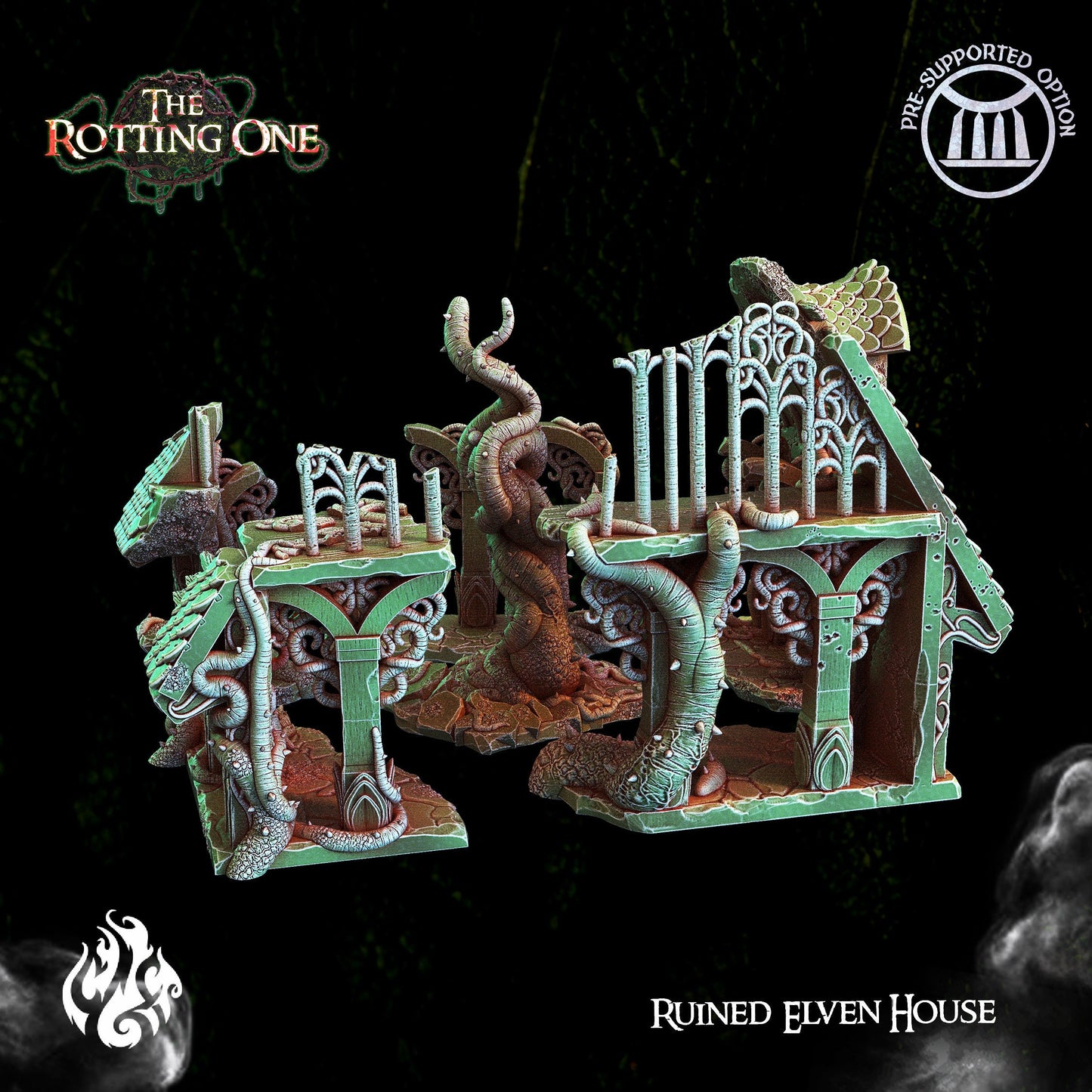 Terrain & Buildings from "The Rotting" by Crippled God Foundry