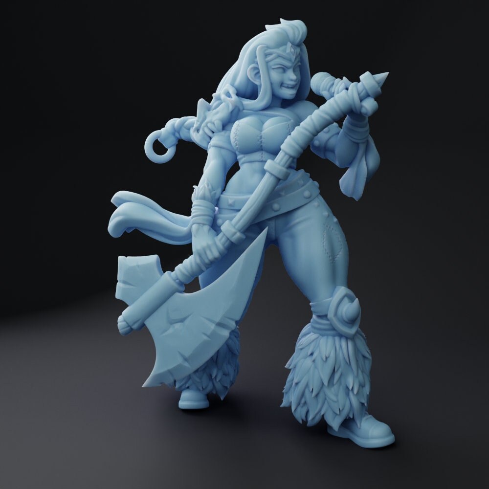 Skadi Singer from Tavern Rock Band by Twin Goddess Miniatures