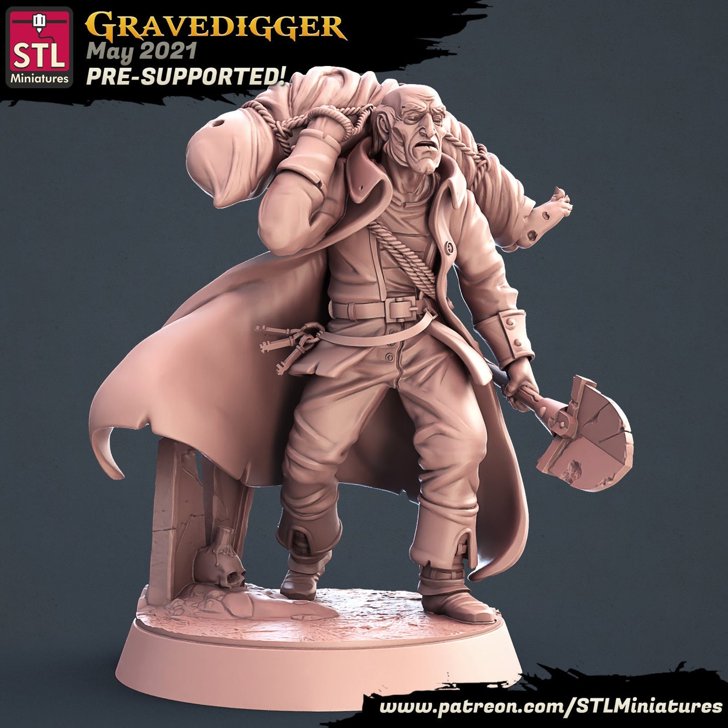 Graveyard Set by STL Miniatures