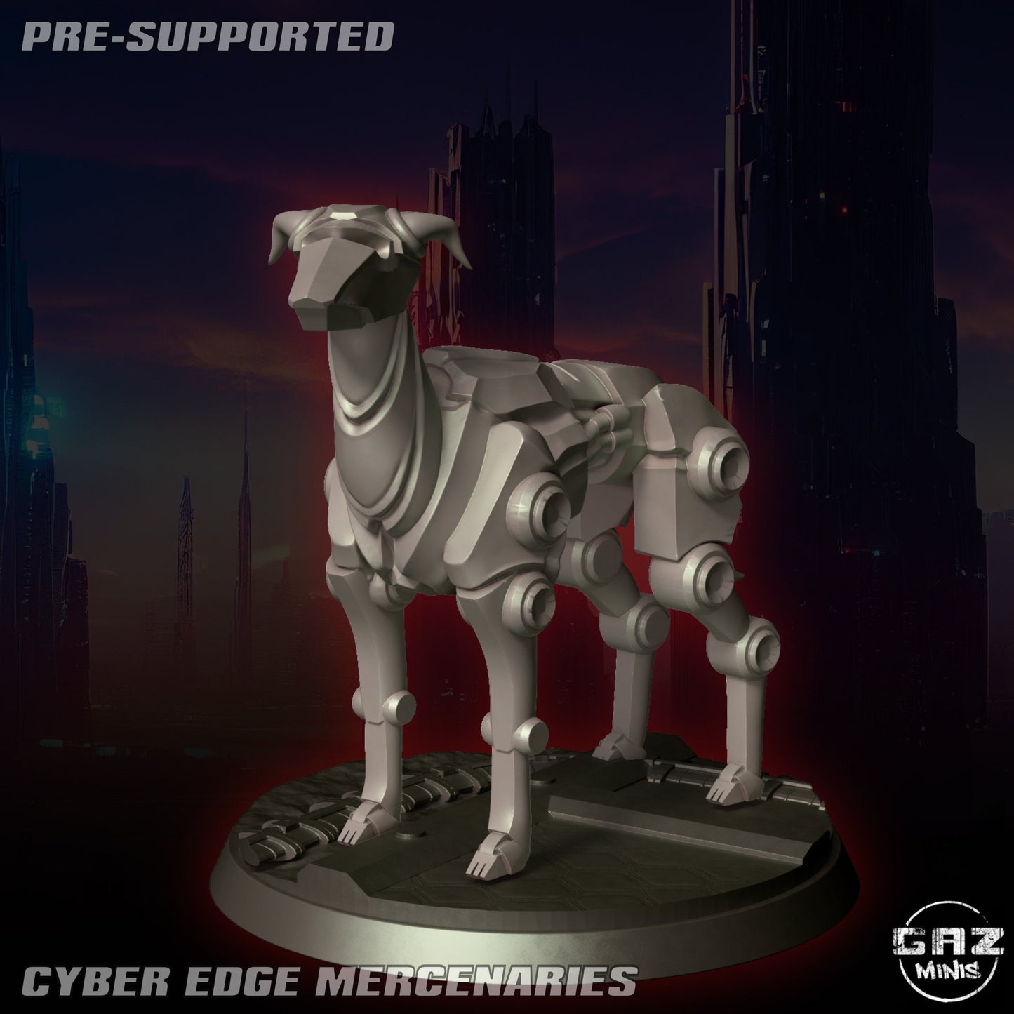 Cyber Edge Mercenaries by Gaz Pin Up Miniatures