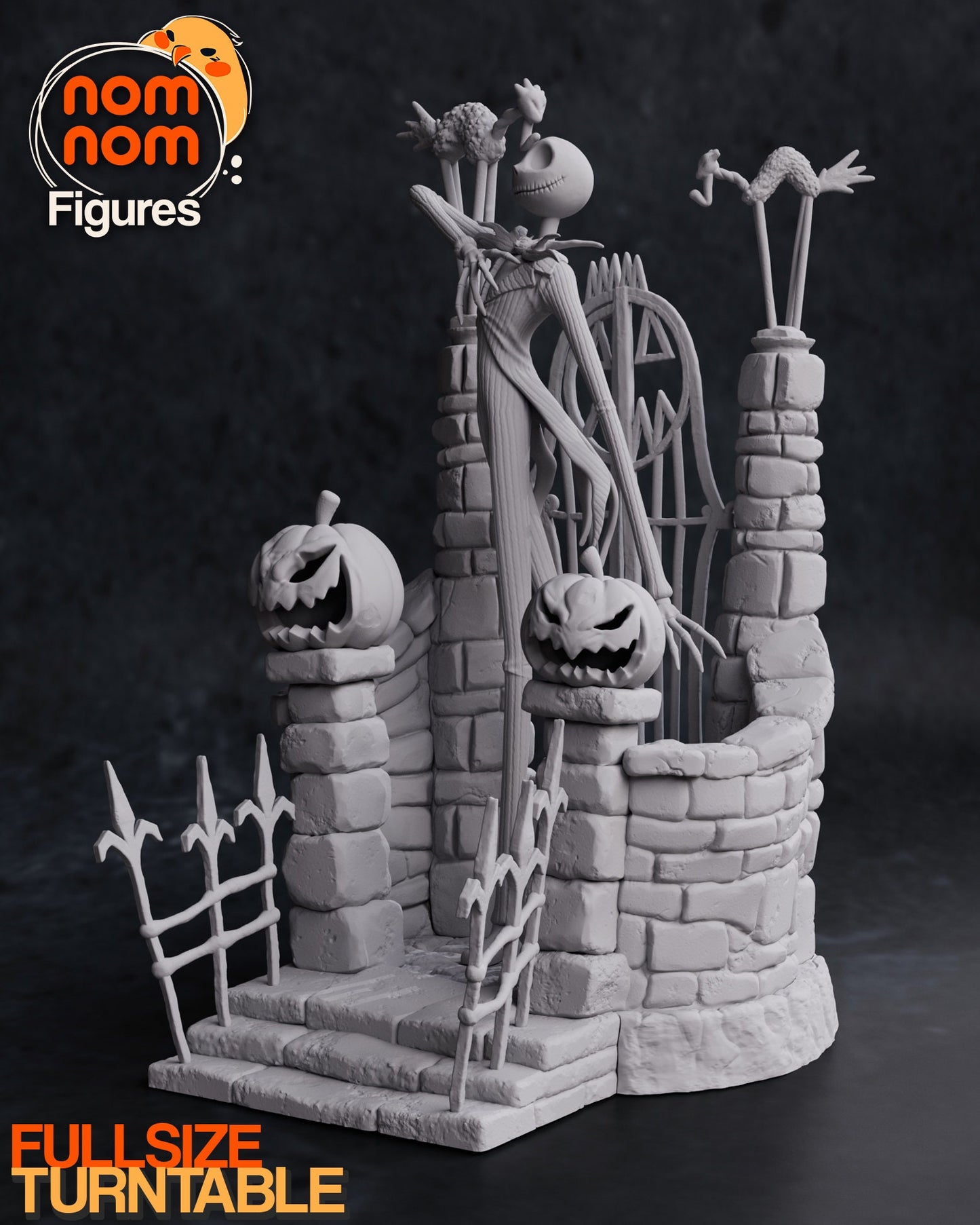 Pumpkin King Statue Model Kit by Nomnom Figures