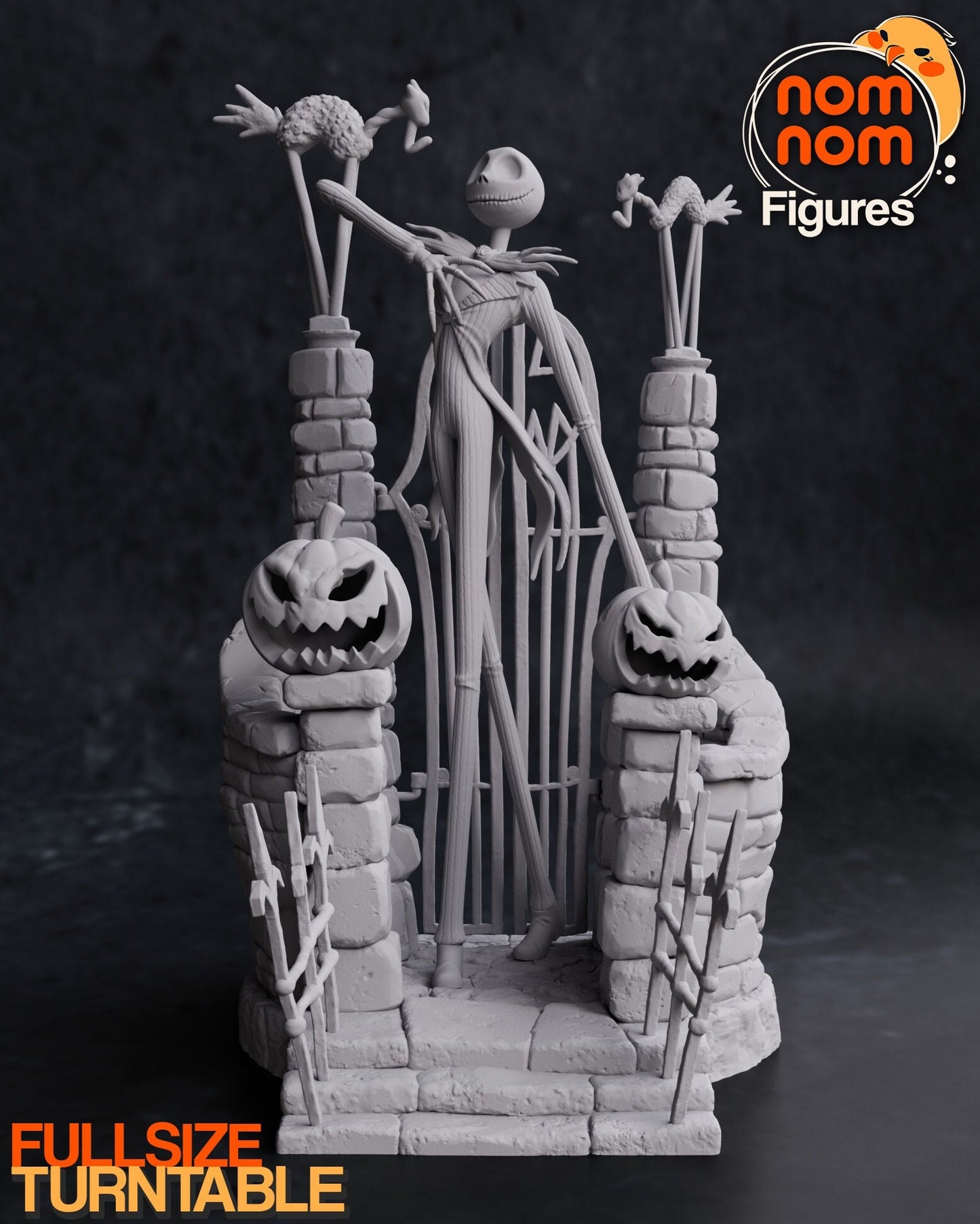 Pumpkin King Statue Model Kit by Nomnom Figures