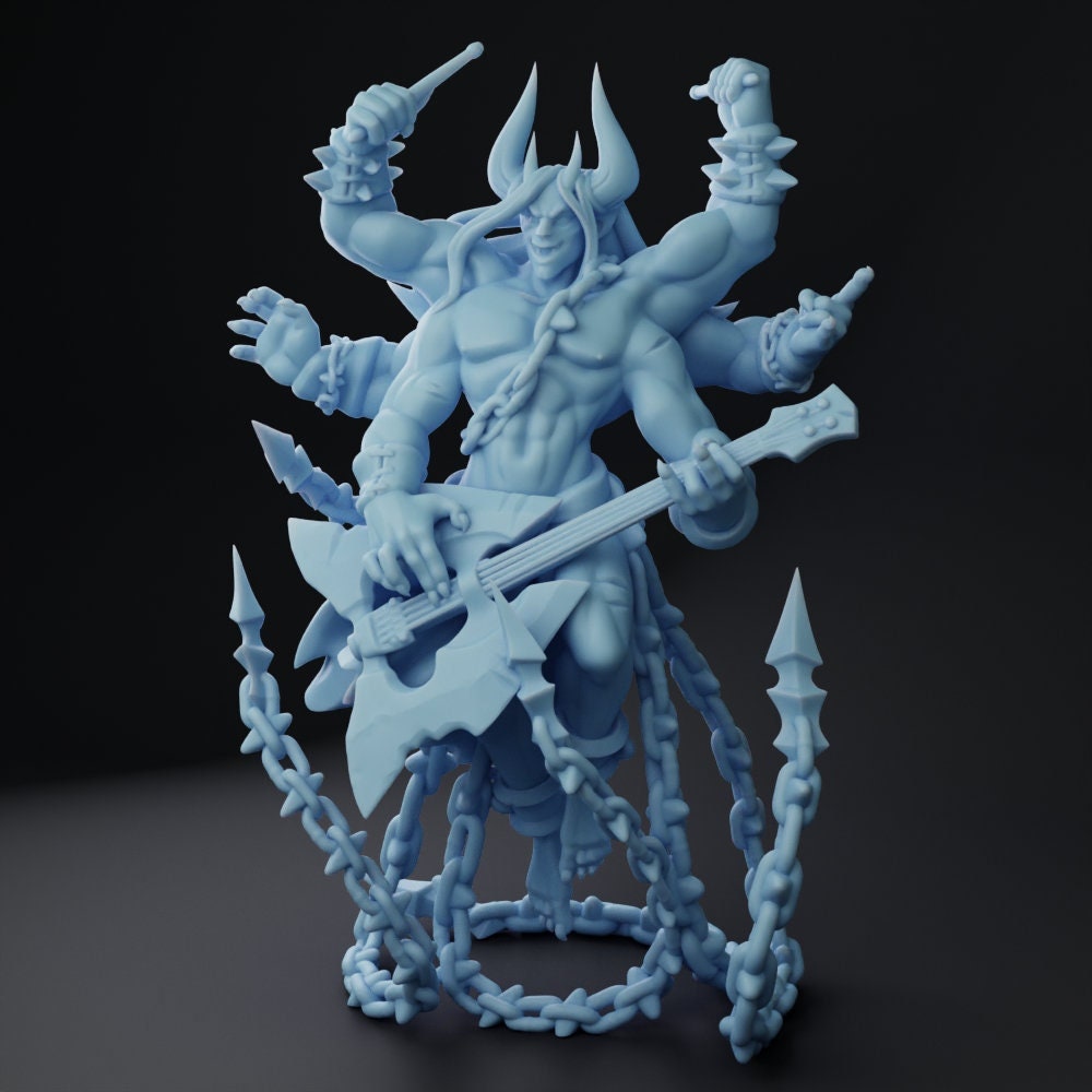 Udoroth Rock God from Tavern Rock Band by Twin Goddess Miniatures