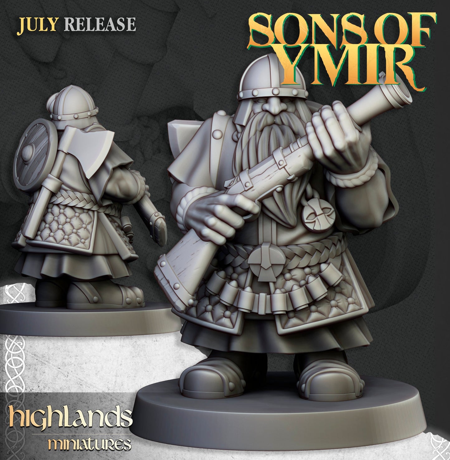 Dwarf Marksman Unit by Highland Miniatures