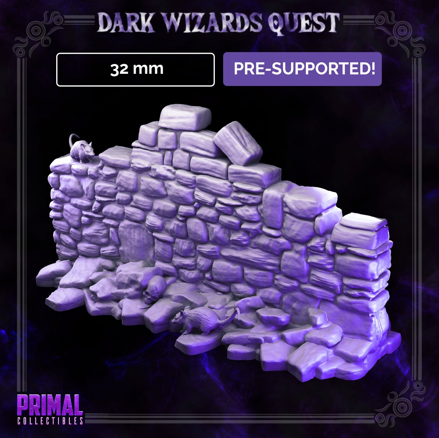 Terrain & Props from Dark Wizards Quest by Primal Collectible Miniatures