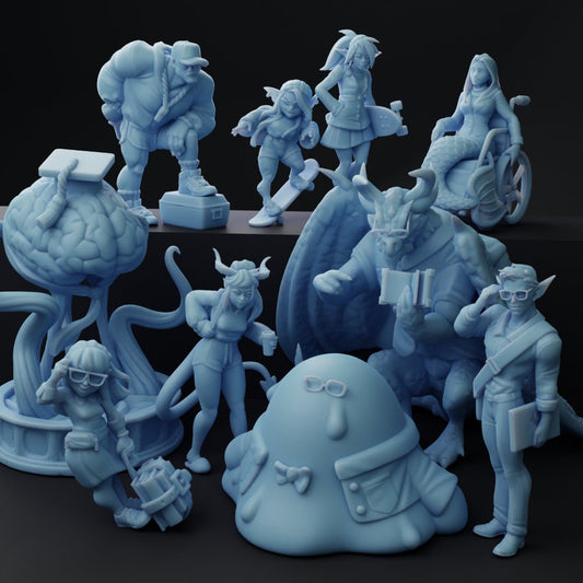 Fantasy College Vol. 1 by Twin Goddess Miniatures