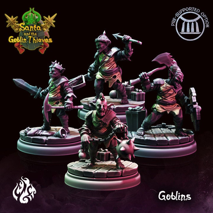 Santa & the Goblin Thieves Vol. 1 by Crippled God Miniatures