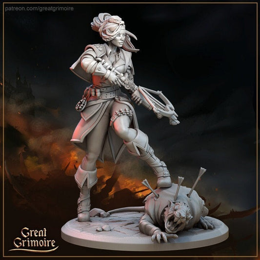 Marie from "Macabre Dance of Tails & Sabers" by Great Grimoire Miniatures