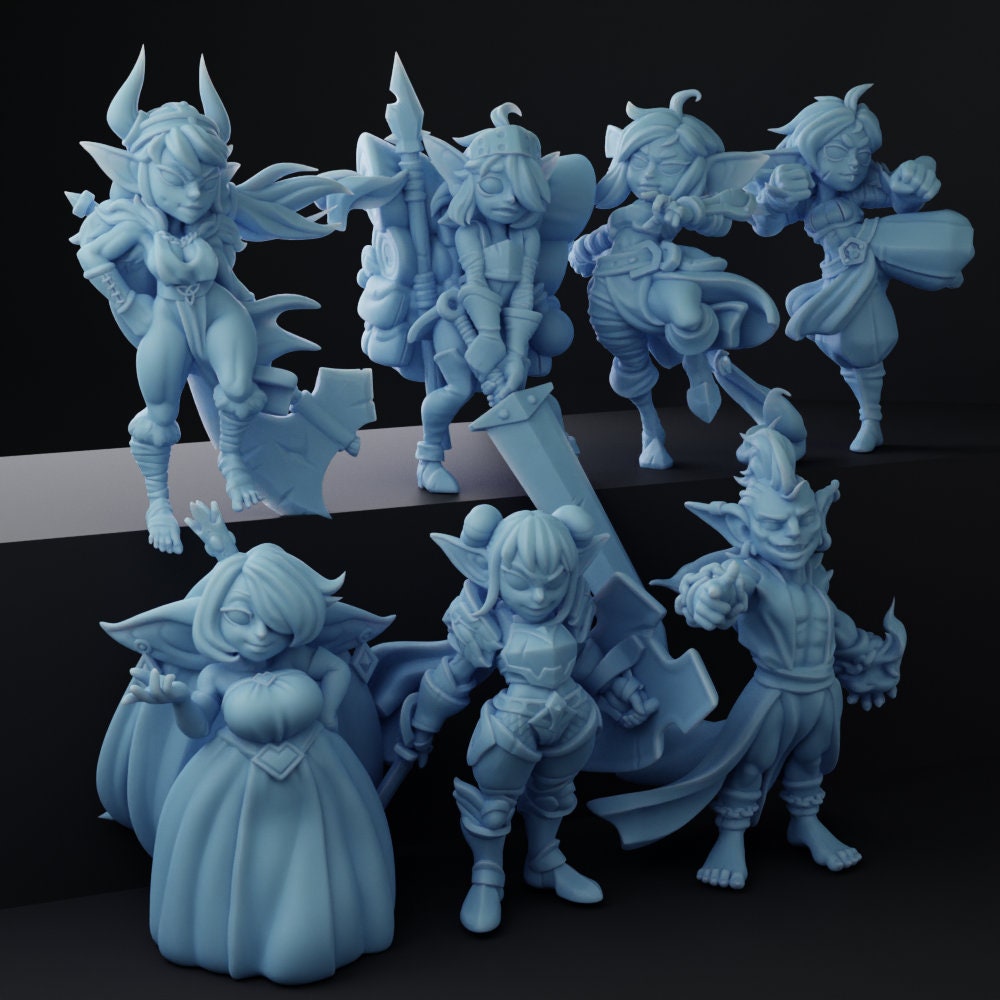 Goblin Adventurers by Twin Goddess Miniatures