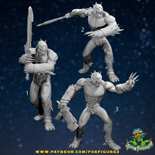 Space Ghoul Swordsmen by Foe Figures Miniatures