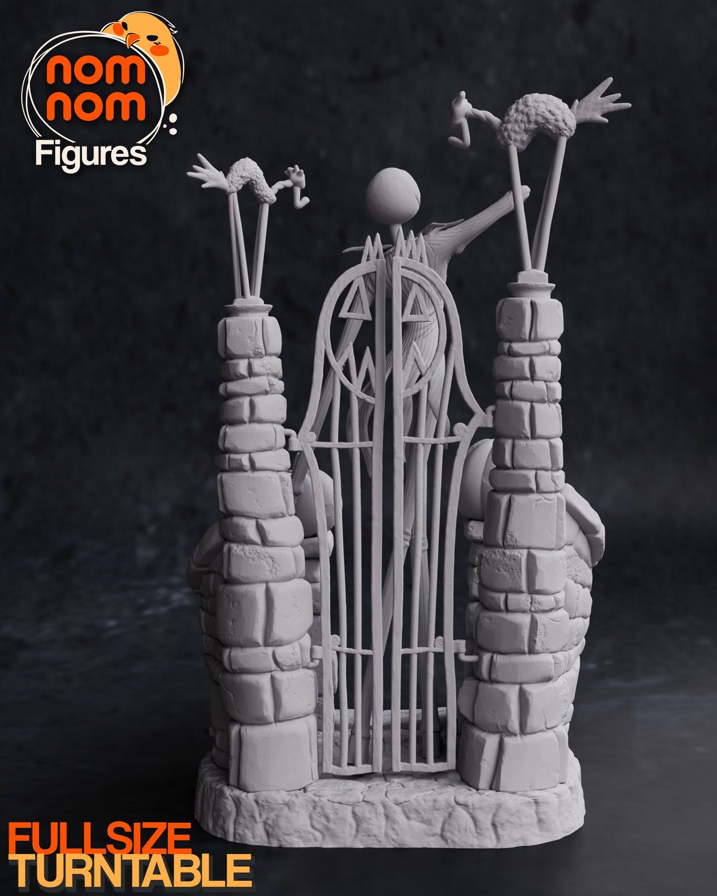 Pumpkin King Statue Model Kit by Nomnom Figures