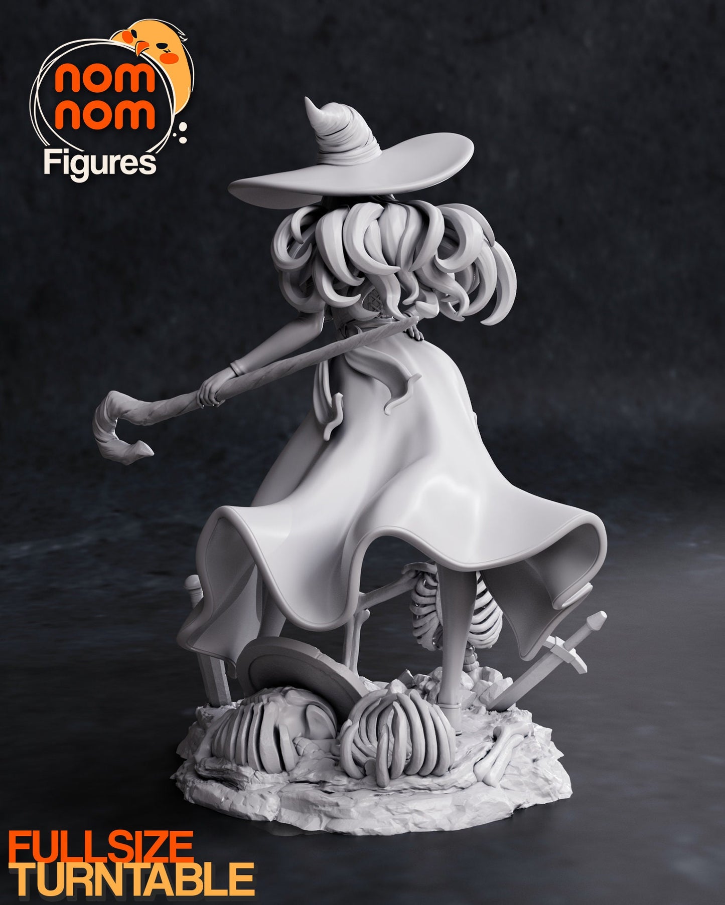 Sorceress Statue Model Kit by Nomnom Figures