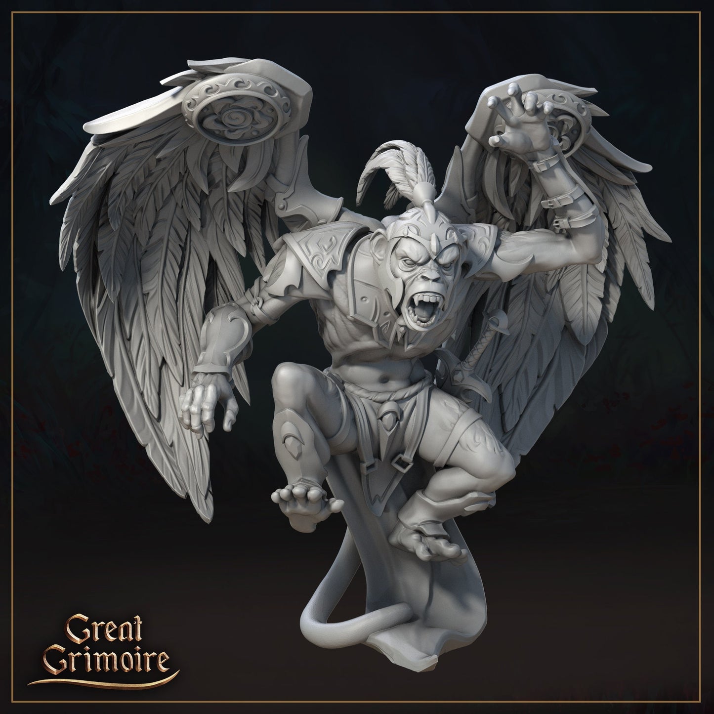 Winged Monkeys  by Great Grimoire Miniatures