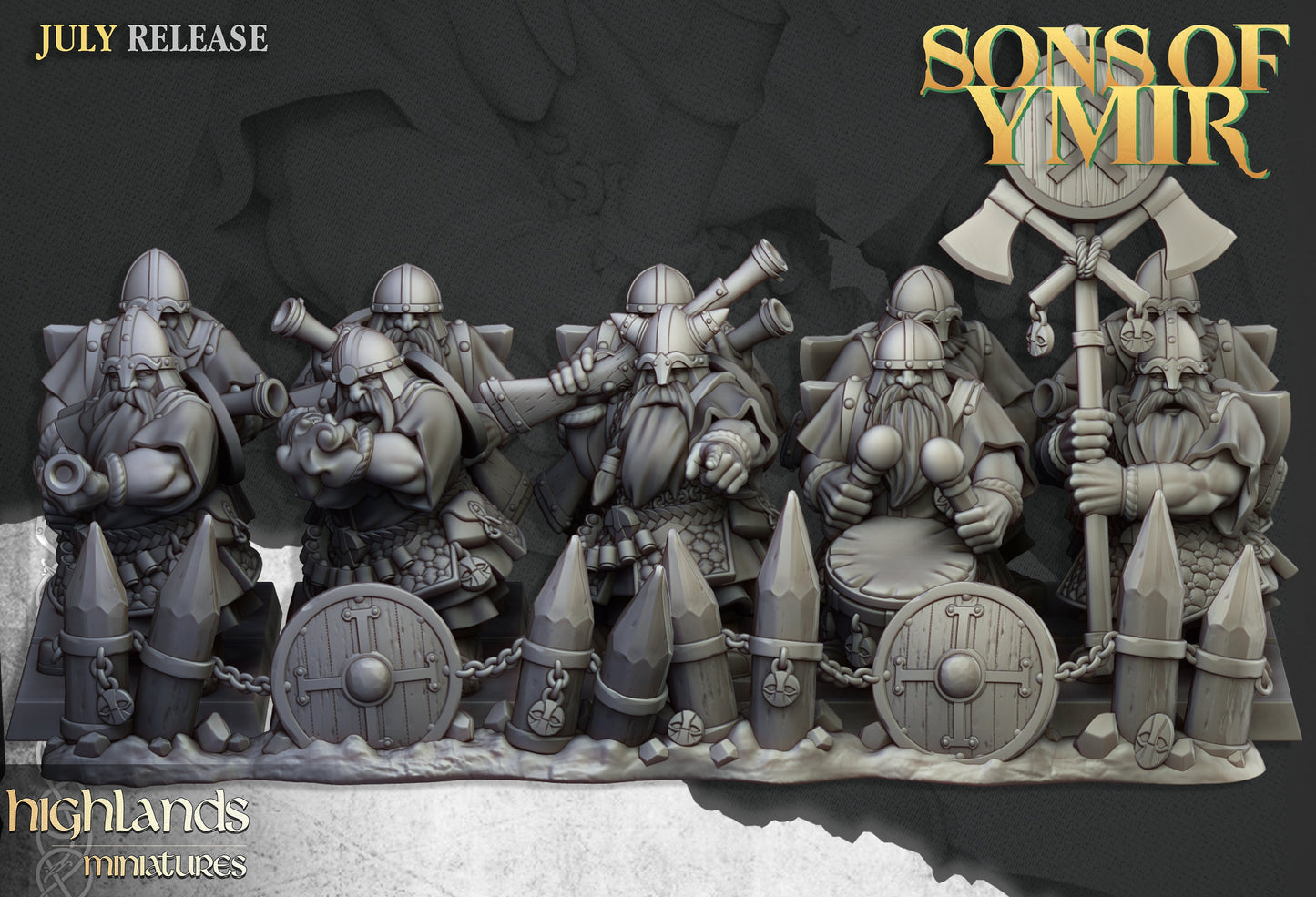 Dwarf Marksman Unit by Highland Miniatures