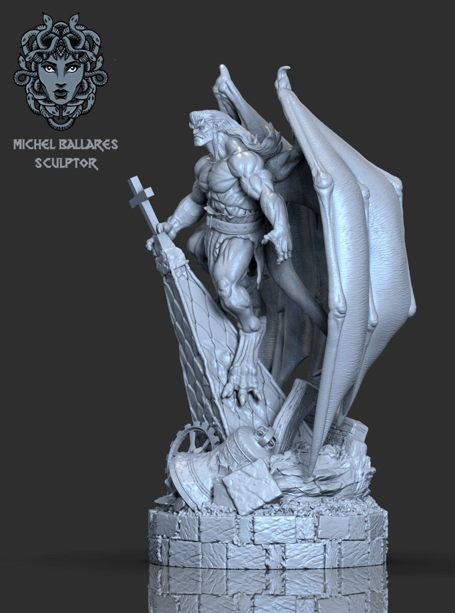 Gargoyle Leader Statue Model Kit by Creative Geek MB