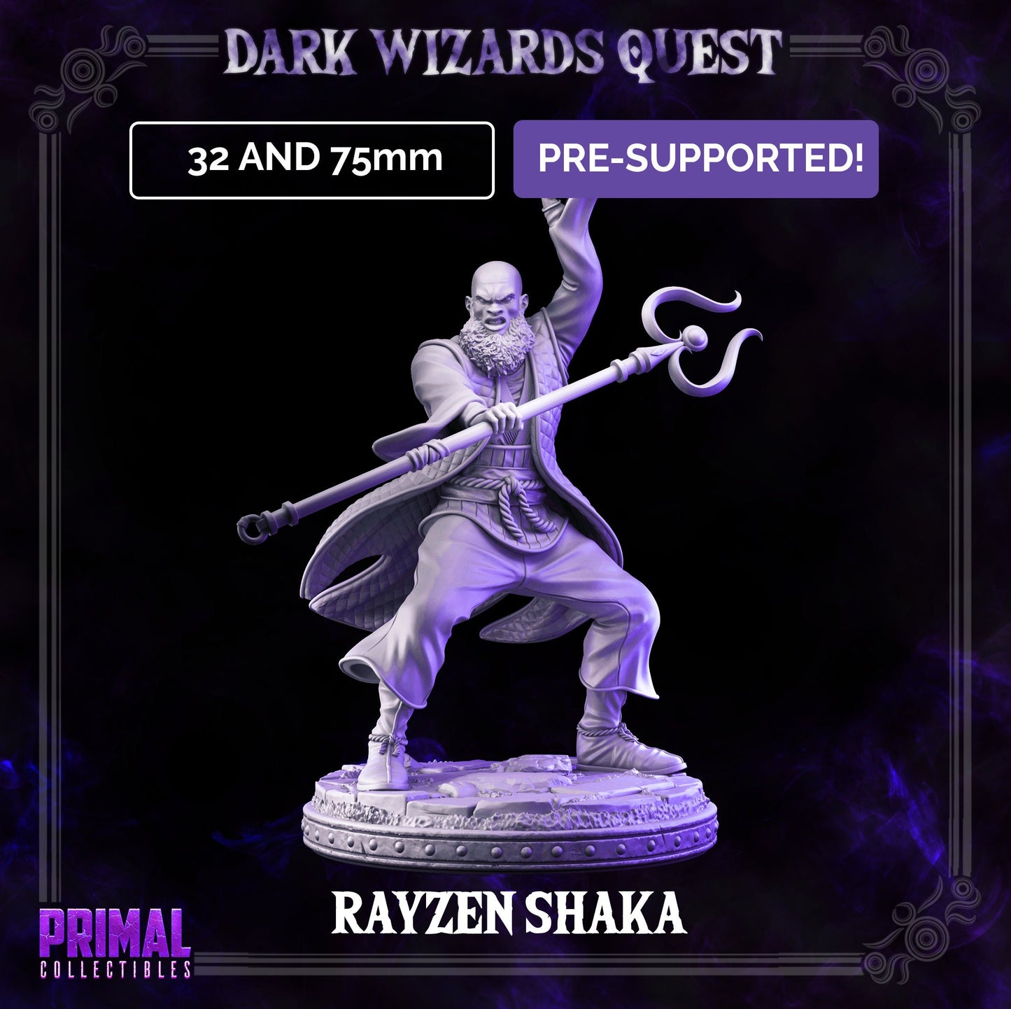 Rayzen the Storm Master by Primal Collectibles Miniatures