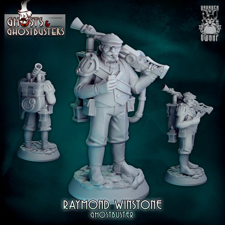 Raymond from "Ghosts & Ghost Hunters" by Drunken Dwarf Miniatures