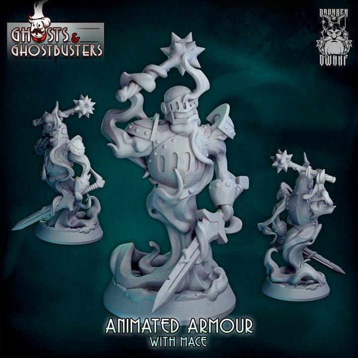 Animated Armor from "Ghost & Ghost Hunters" by Drunken Dwarf Miniatures