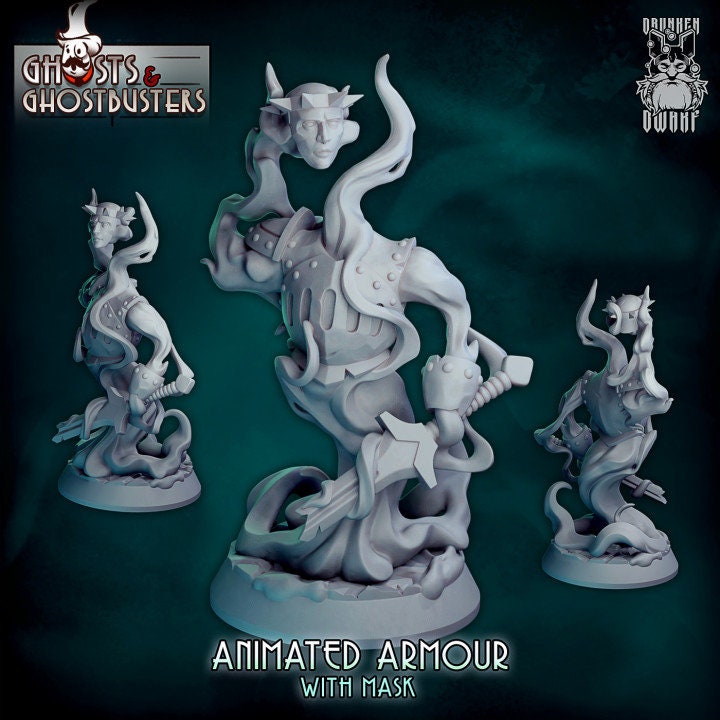 Animated Armor from "Ghost & Ghost Hunters" by Drunken Dwarf Miniatures