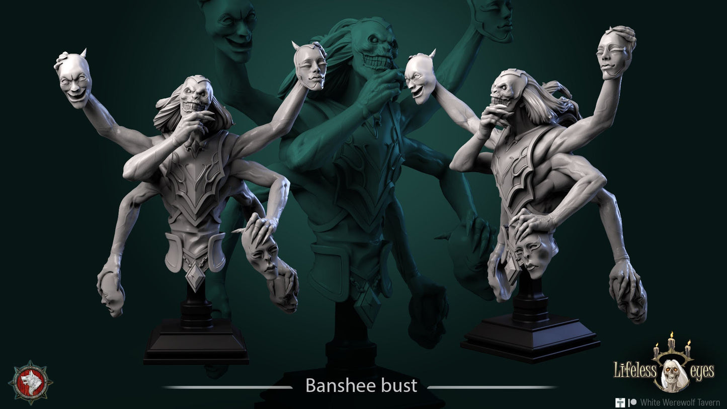 Banshees from "Lifeless Eyes" by White Werewolf Tavern Miniatures