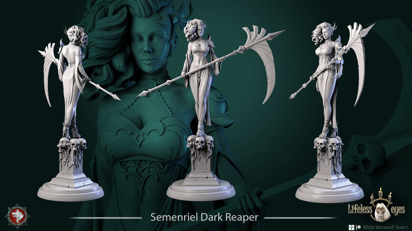 Semenriel Dark Reaper from "Lifeless Eyes" by White Werewolf Tavern Miniatures