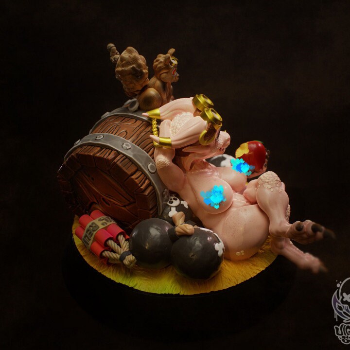 Break Time Kobold Sapper NSFW Jigglystix Pin Up Factory Miniatures