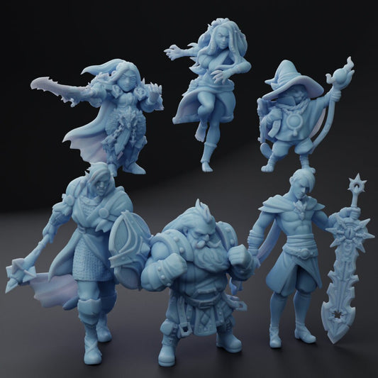 Oaken Hollow Heroes 2 by Twin Goddess Miniatures