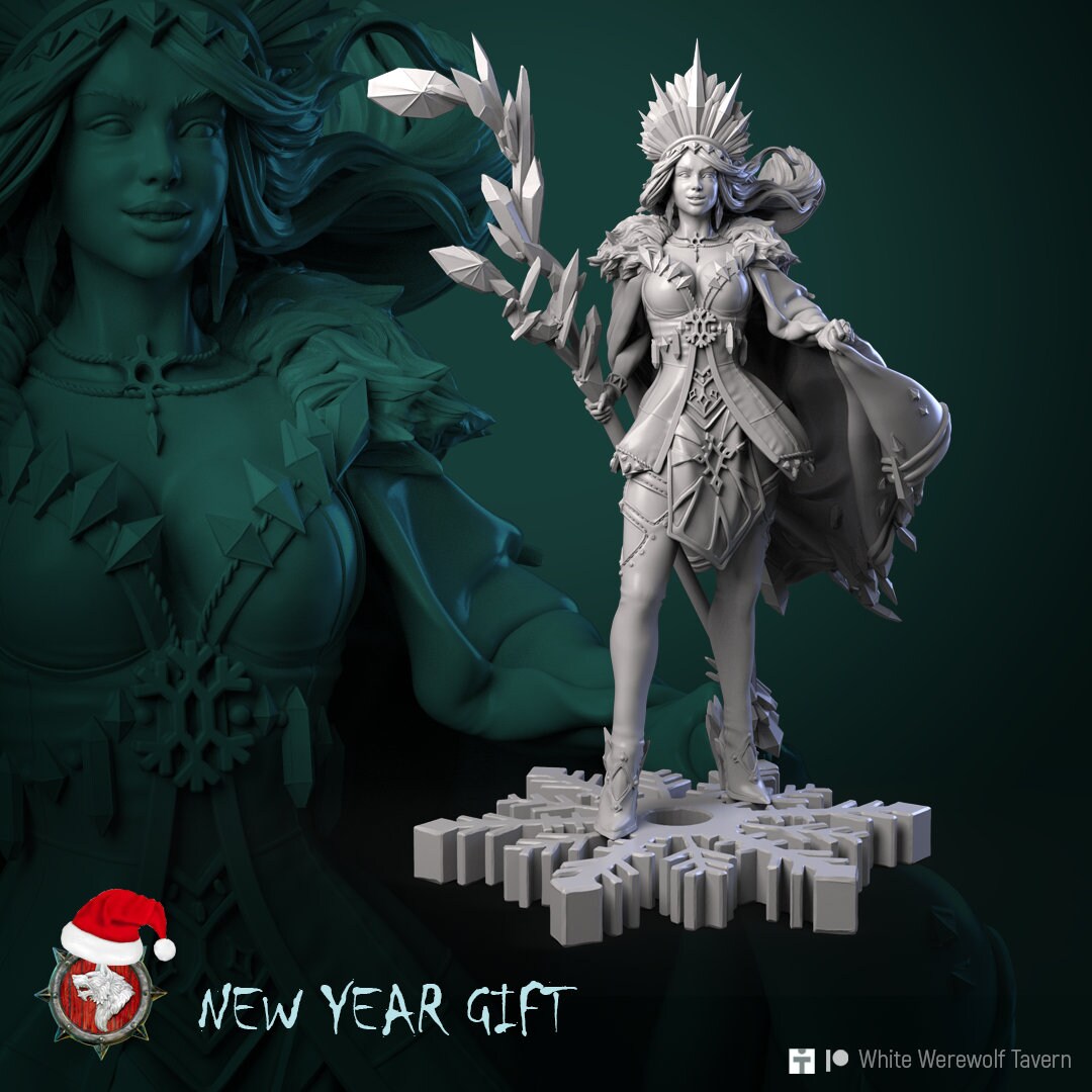 Snow Maiden by White Werewolf Tavern Miniatures