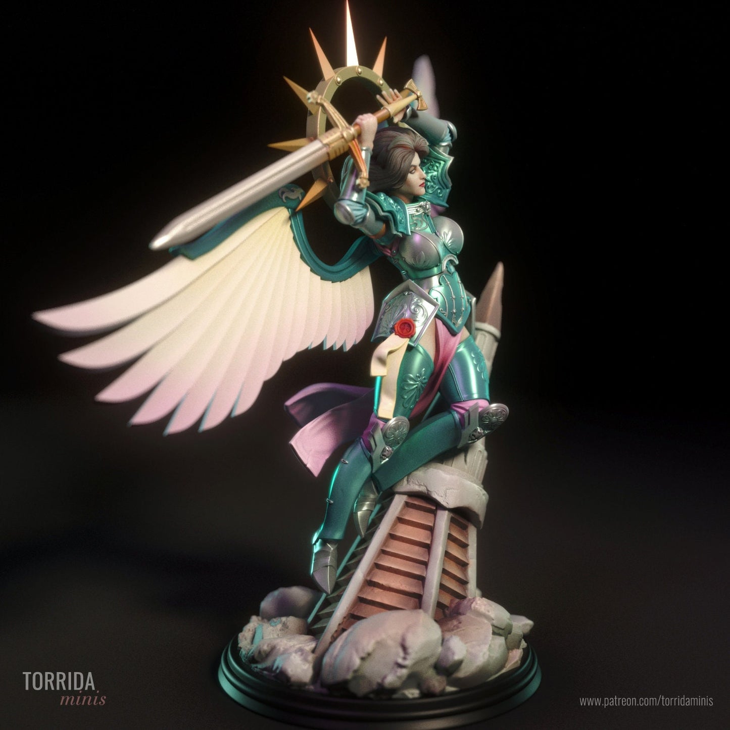 Battle Angel Saint Statue Model Kit by Torrida Minis