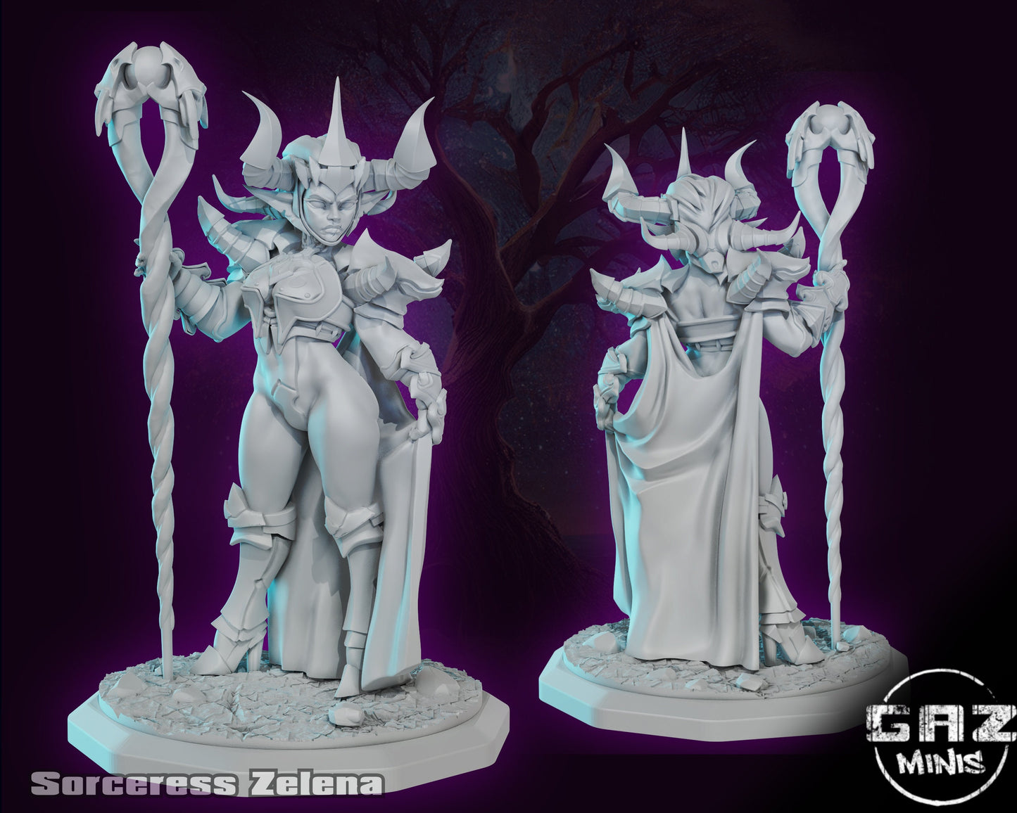 Sorceress Zelena from Goblin Fury by Gaz Pin Up Miniatures