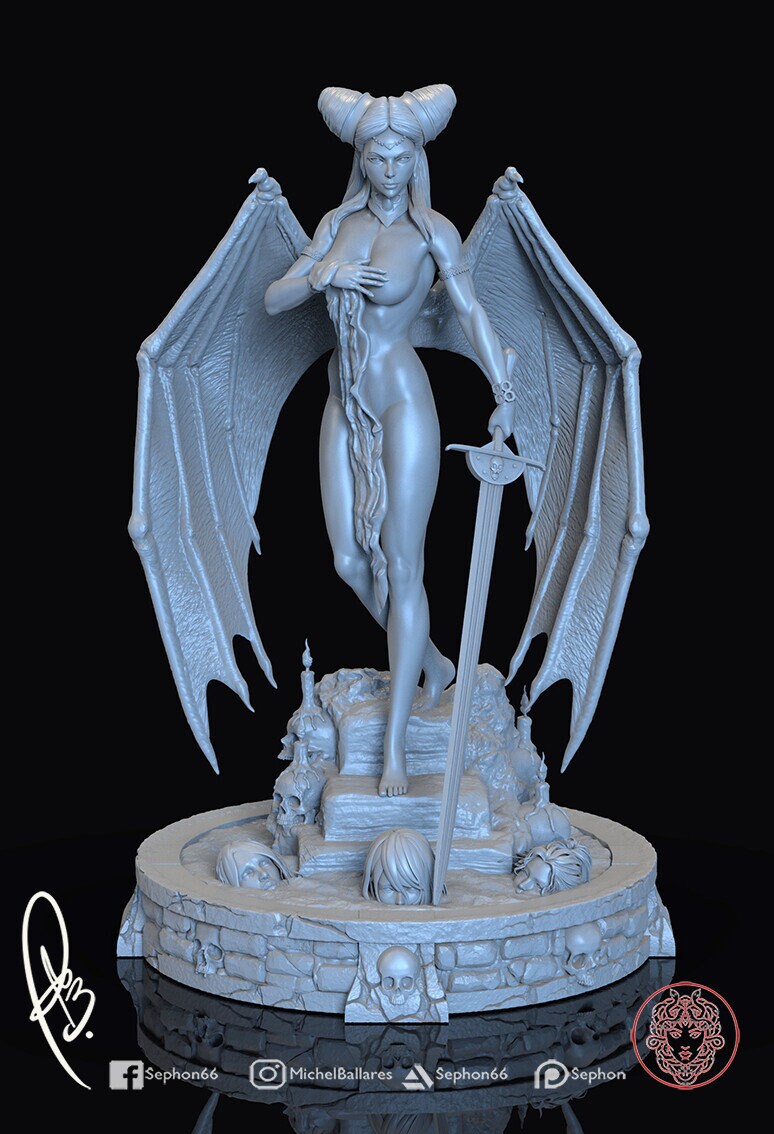 Bathory The Bloody Countess Statue Model Kit by Creative Geek MB