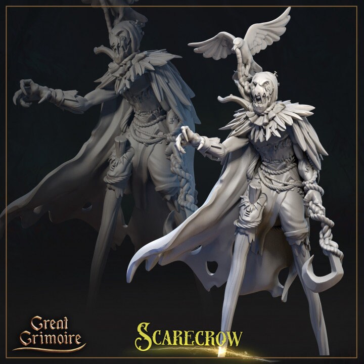 Scarecrow from "Veil of the Emerald Dream" by Great Grimoire Miniatures