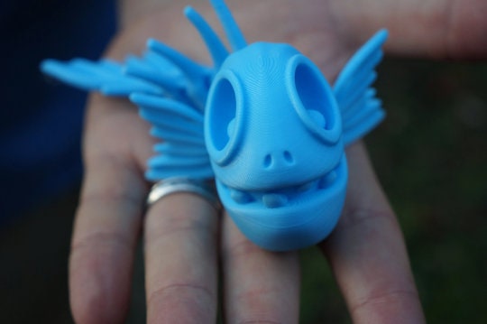 Bone Fish Articulated Toy by Flexi Factory