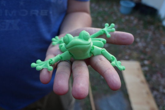 Frog Articulated Toy by Flexi Factory