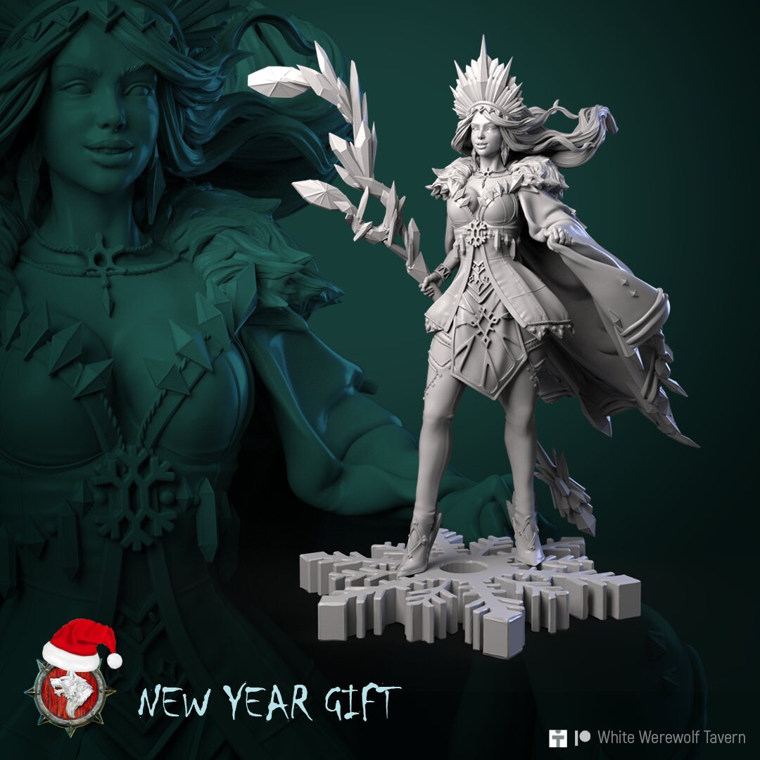 Snow Maiden by White Werewolf Tavern Miniatures