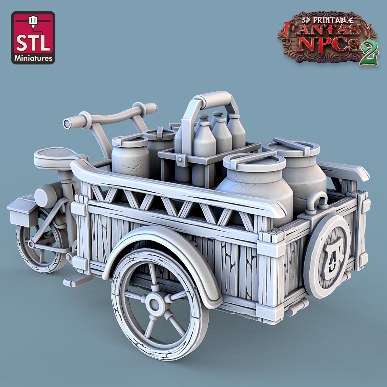 Milkman Vendor Set by STL Miniatures