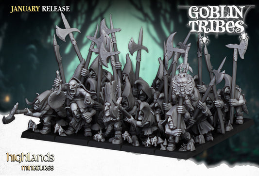 Swamp Goblins with Pikes Unit by Highland Miniatures