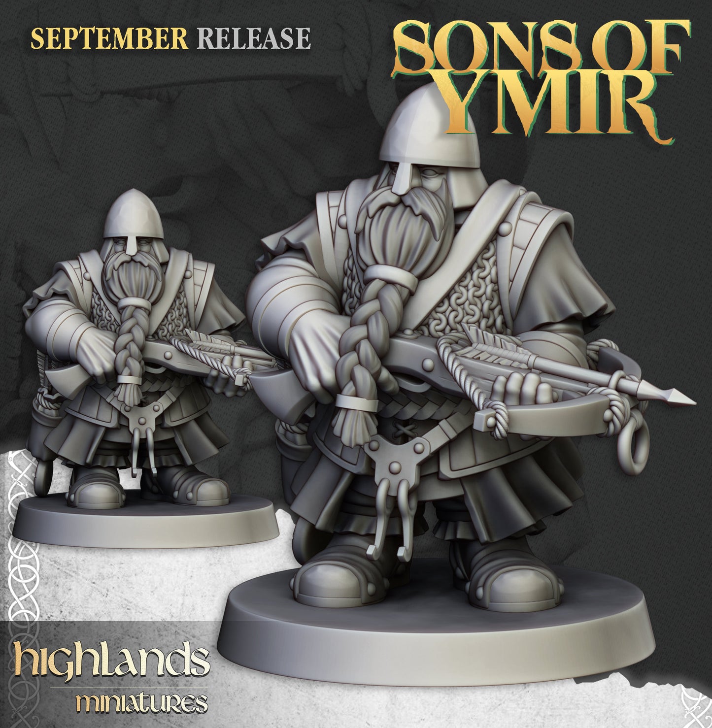 Dwarf Crossbowmen Unit by Highland Miniatures