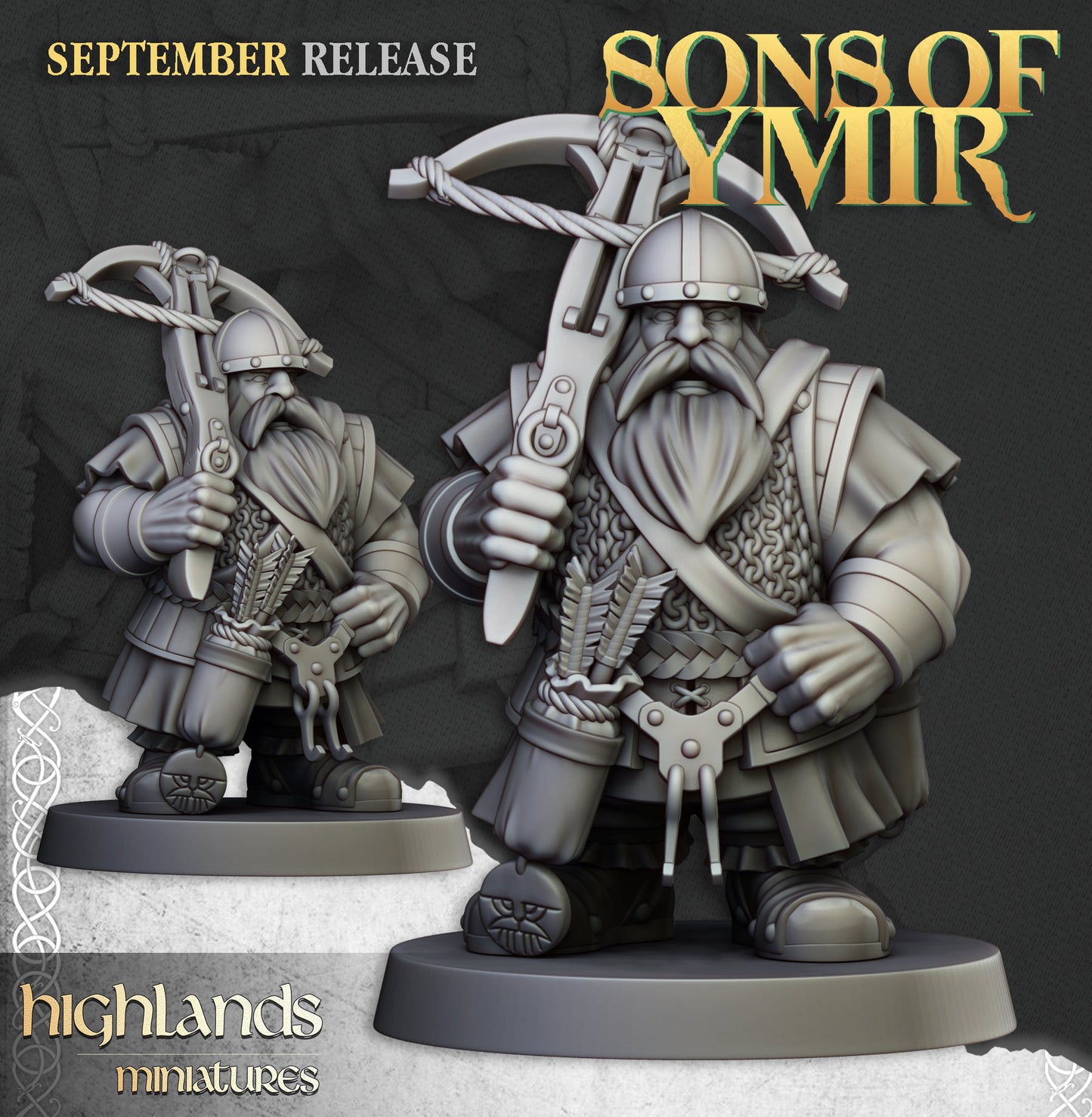 Dwarf Crossbowmen Unit by Highland Miniatures