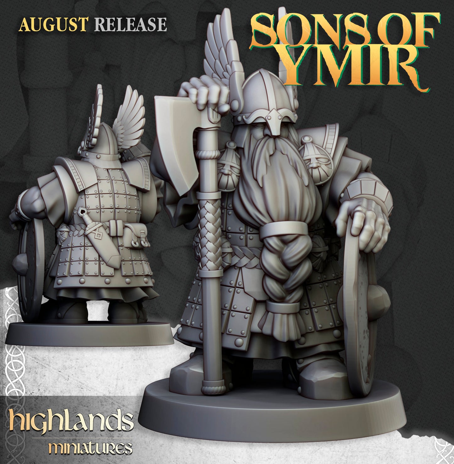 Dwarf Veterans Unit by Highland Miniatures