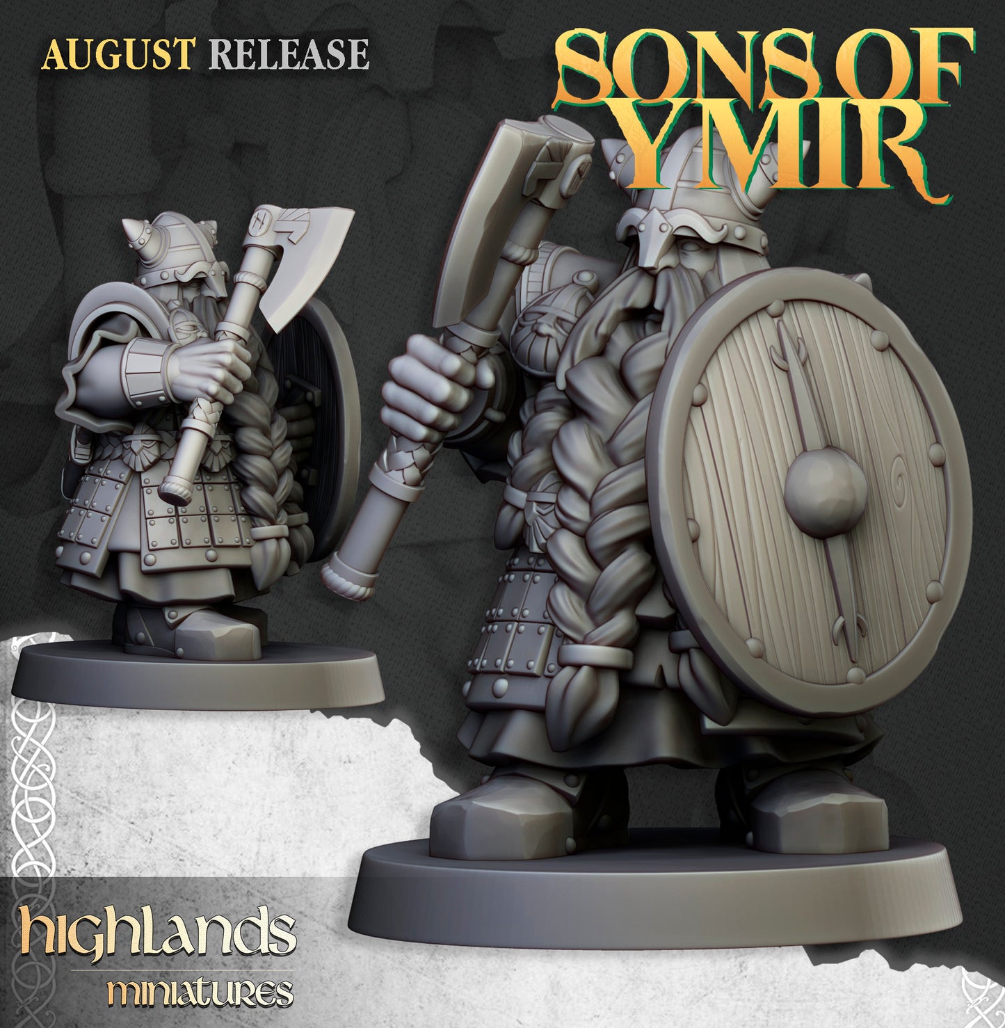 Dwarf Veterans Unit by Highland Miniatures