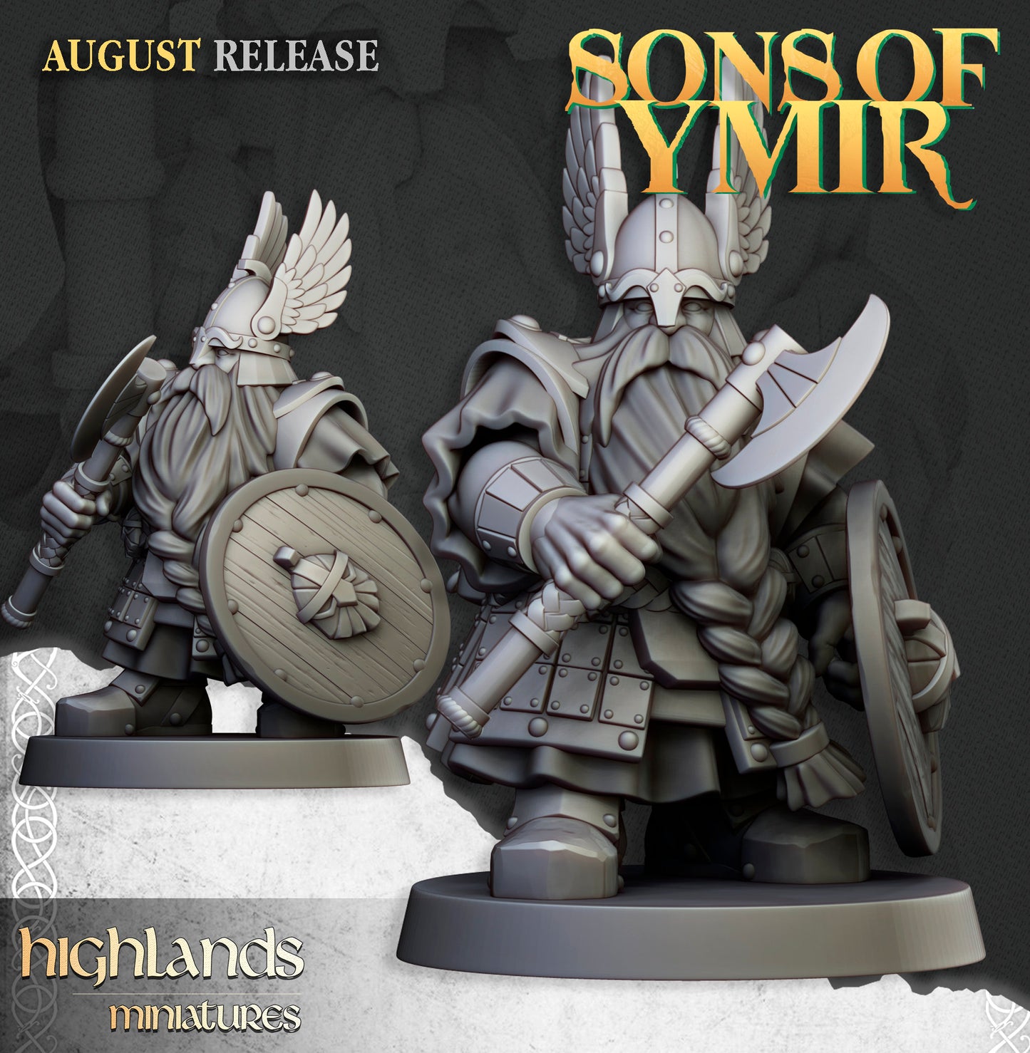 Dwarf Veterans Unit by Highland Miniatures