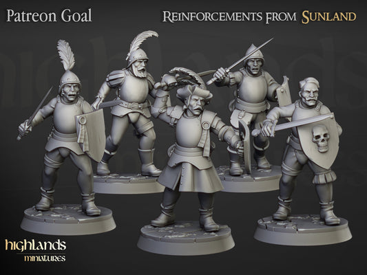 Sunland Swordsmen Reinforcements by Highland Miniatures