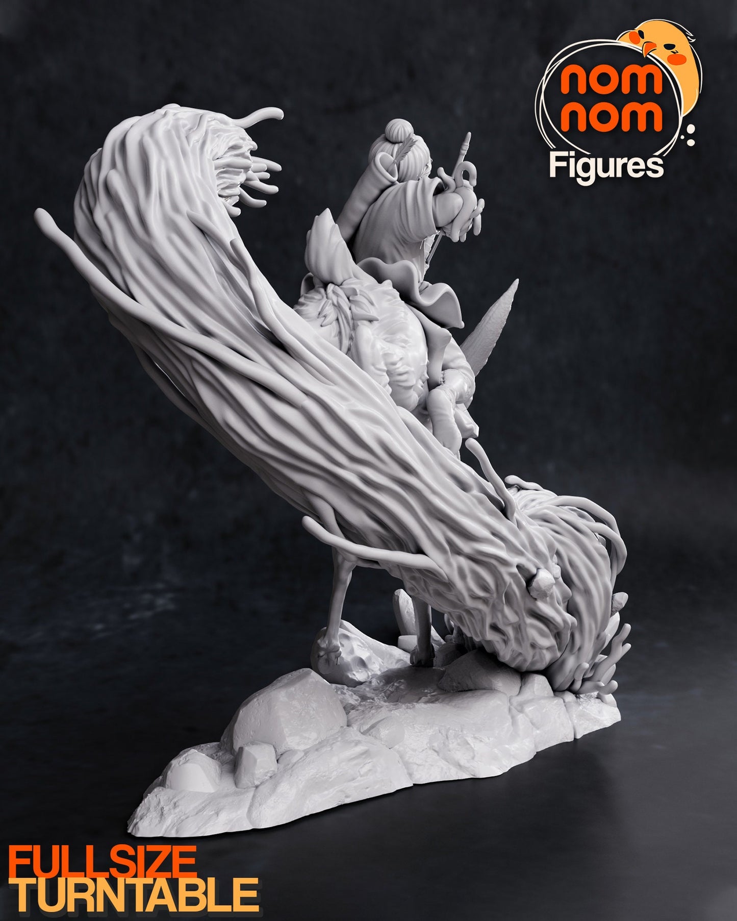 Ashitaka Statue Model Kit by Nom Nom Figures