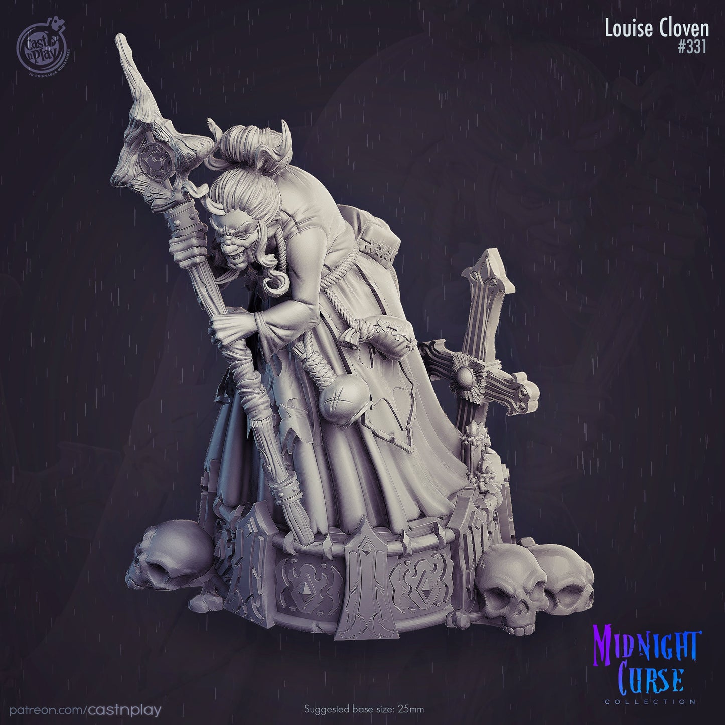 Midnight Curse Collection By Cast N Play Miniatures