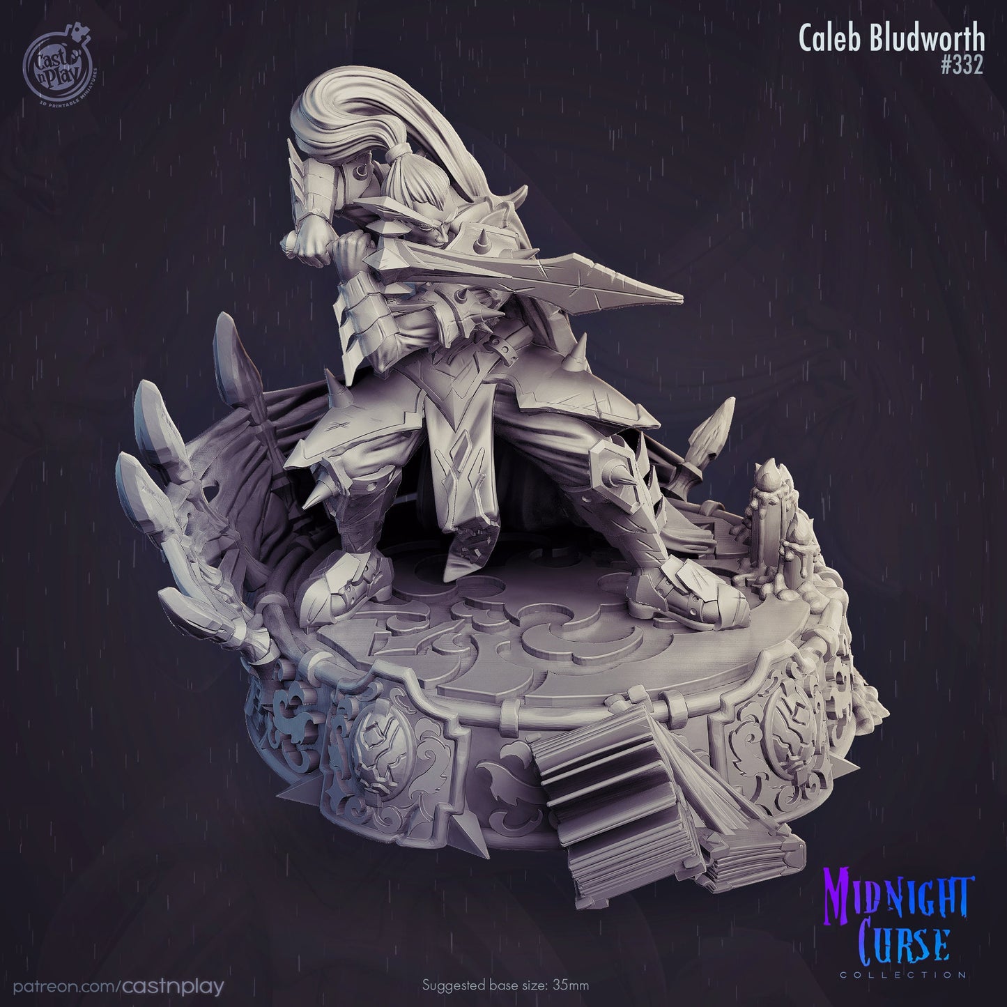 Midnight Curse Collection By Cast N Play Miniatures