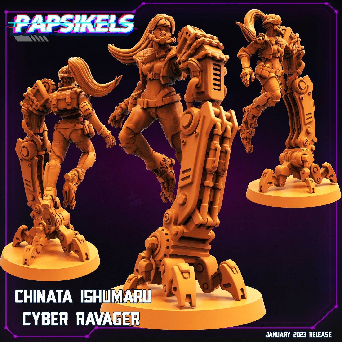 Cyber Ravagers by Papsikels Miniatures